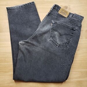 Vintage 90's Levi's 545 Loose Fit High Rise Orange Tab Jeans